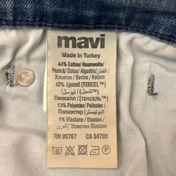 Mavi Zach Jeans Mens 32x30 Light Wash Bootcut Denim‎ Blue Casual Pants - Picture 4 of 9